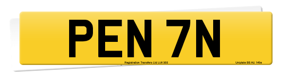 Registration number PEN 7N